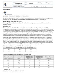 Instruction For Use preview